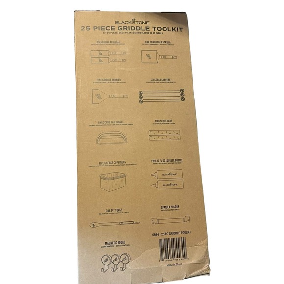 Blackstone 25 Piece Griddle Tool Kit Gift Set for Grilling and Cleaning NWT